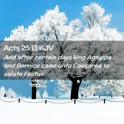 Acts 25:13 KJV Free Bible Images