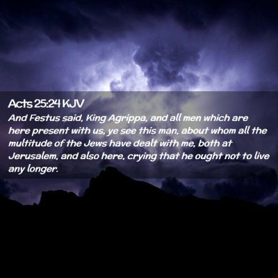 Acts 25:24 KJV Free Bible Images