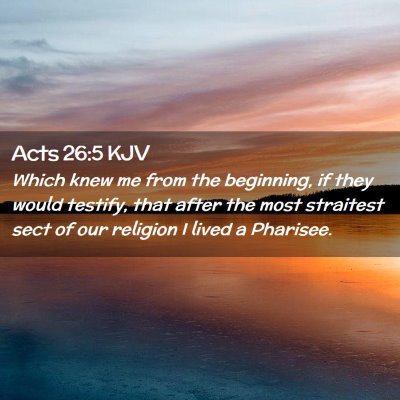 Acts 26:5 KJV Free Bible Images