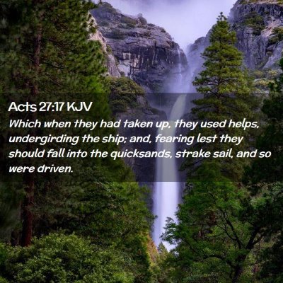 Acts 27:17 KJV Free Bible Images