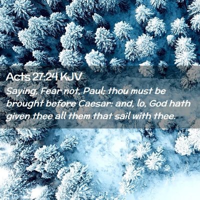 Acts 27:24 KJV Free Bible Images