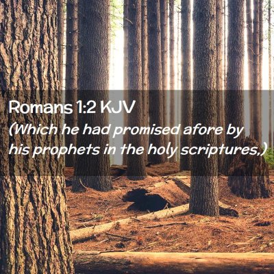 Romans 1:2 KJV Free Bible Images