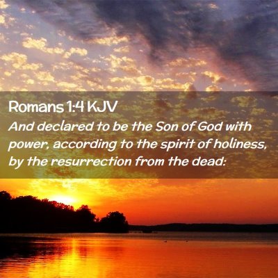 Romans 1:4 KJV Free Bible Images