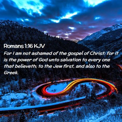 Romans 1:16 KJV Free Bible Images