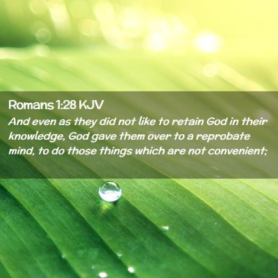 Romans 1:28 KJV Free Bible Images