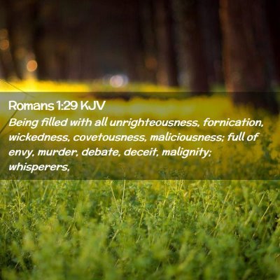 Romans 1:29 KJV Free Bible Images