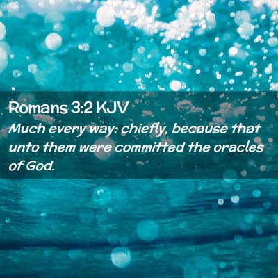 Romans 3:2 KJV Free Bible Images