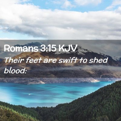 Romans 3:15 KJV Free Bible Images