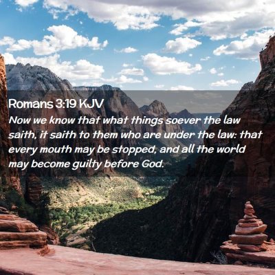 Romans 3:19 KJV Free Bible Images