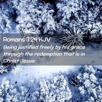 Romans 3:24 KJV Free Bible Images