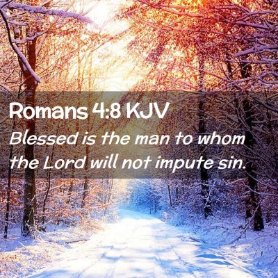 Romans 4:8 KJV Free Bible Images