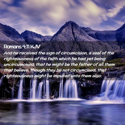 Romans 4:11 KJV Free Bible Images