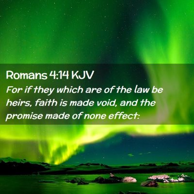 Romans 4:14 KJV Free Bible Images