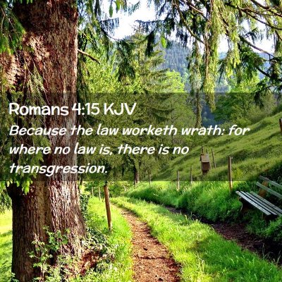 Romans 4:15 KJV Free Bible Images