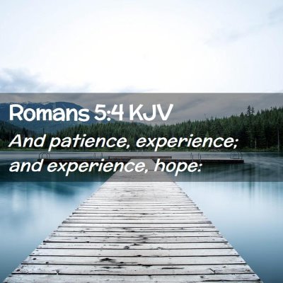 Romans 5:4 KJV Free Bible Images