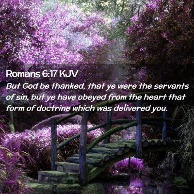 Romans 6:17 KJV Free Bible Images