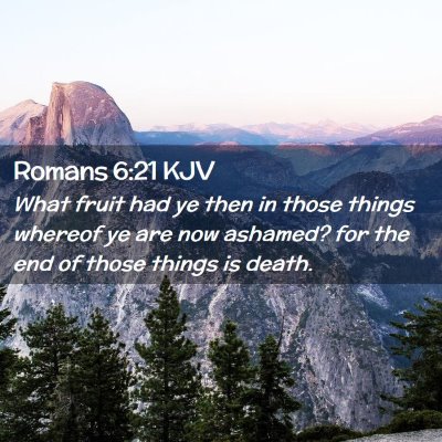 Romans 6:21 KJV Free Bible Images