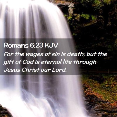 Romans 6:23 KJV Free Bible Images