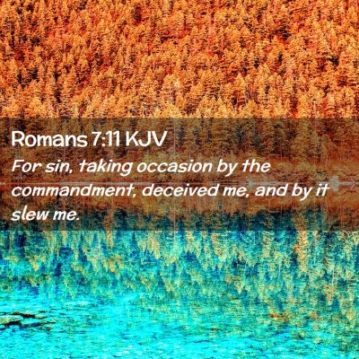 Romans 7:11 KJV Free Bible Images