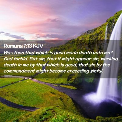 Romans 7:13 KJV Free Bible Images