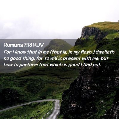 Romans 7:18 KJV Free Bible Images