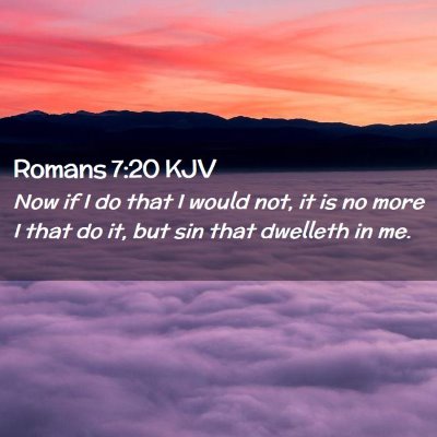 Romans 7:20 KJV Free Bible Images