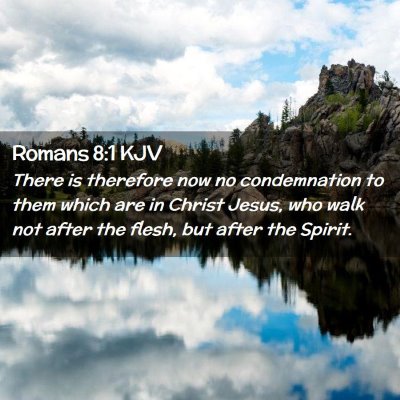 Romans 8:1 KJV Free Bible Images