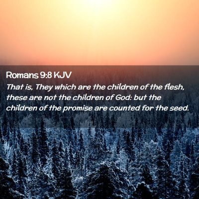 Romans 9:8 KJV Free Bible Images