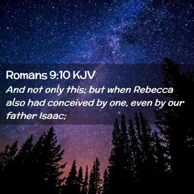 Romans 9:10 KJV Free Bible Images