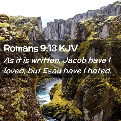 Romans 9:13 KJV Free Bible Images