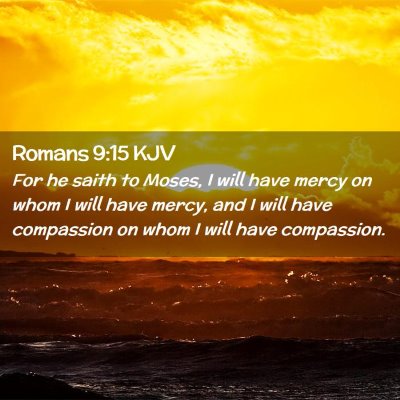 Romans 9:15 KJV Free Bible Images