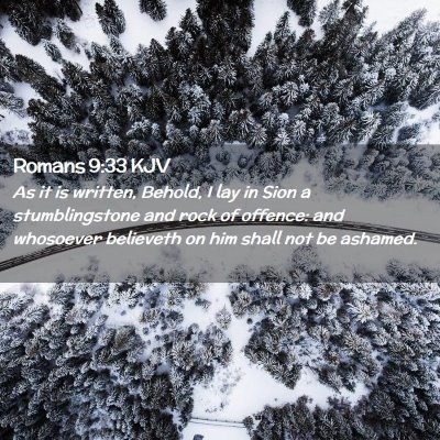 Romans 9:33 KJV Free Bible Images