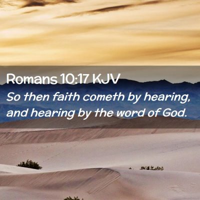 Romans 10:17 KJV Free Bible Images