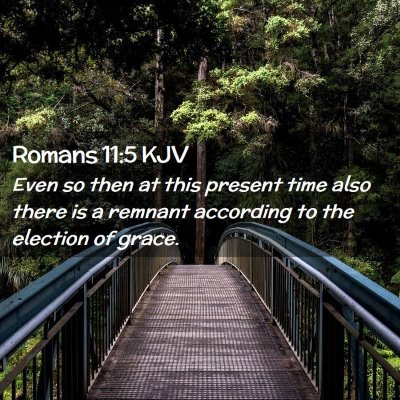 Romans 11:5 KJV Free Bible Images