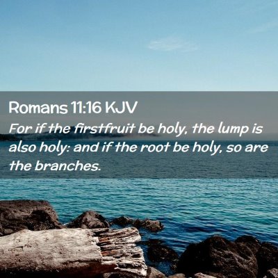 Romans 11:16 KJV Free Bible Images