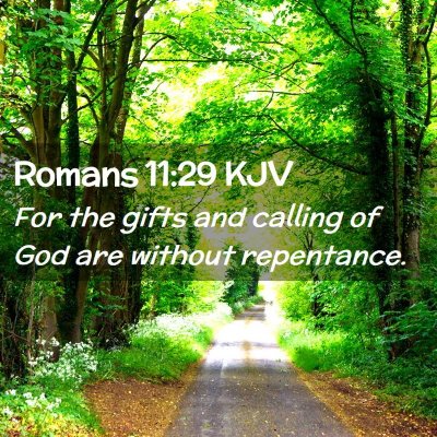 Romans 11:29 KJV Free Bible Images