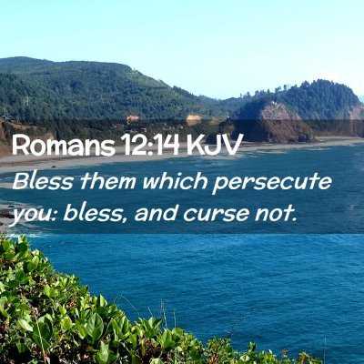 Romans 12:14 KJV Free Bible Images