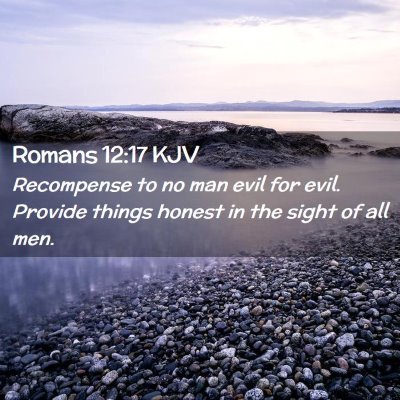 Romans 12:17 KJV Free Bible Images