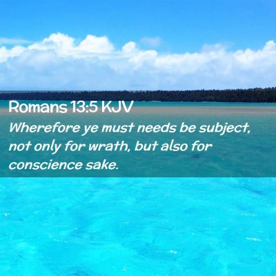 Romans 13:5 KJV Free Bible Images