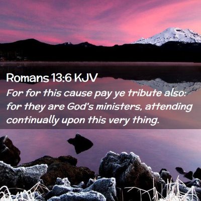 Romans 13:6 KJV Free Bible Images