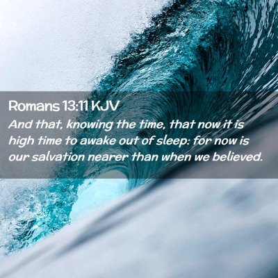 Romans 13:11 KJV Free Bible Images