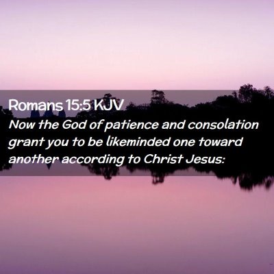 Romans 15:5 KJV Free Bible Images