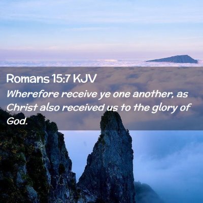 Romans 15:7 KJV Free Bible Images