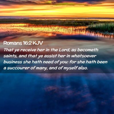 Romans 16:2 KJV Free Bible Images