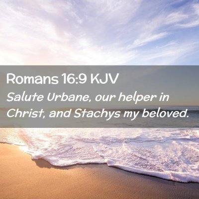 Romans 16:9 KJV Free Bible Images