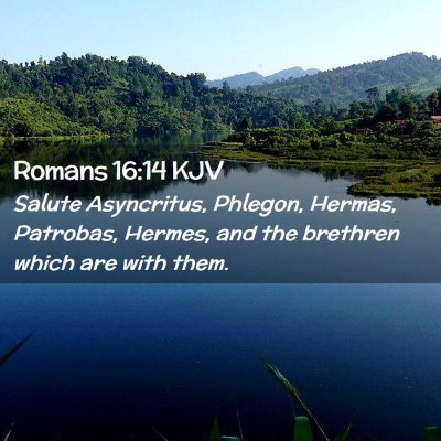 Romans 16:14 KJV Free Bible Images