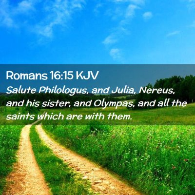 Romans 16:15 KJV Free Bible Images