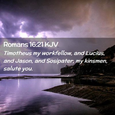 Romans 16:21 KJV Free Bible Images