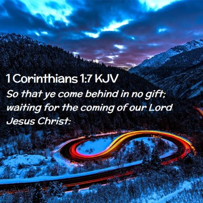 1 Corinthians 1:7 KJV Free Bible Images