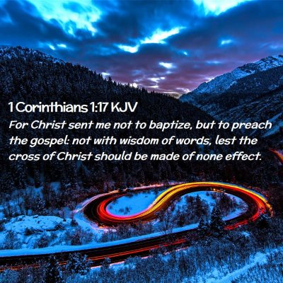 1 Corinthians 1:17 KJV Free Bible Images